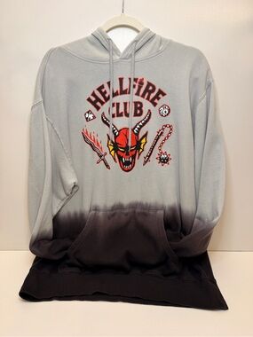 Netflix Hellfire Club Graphic Crewneck Hoodie